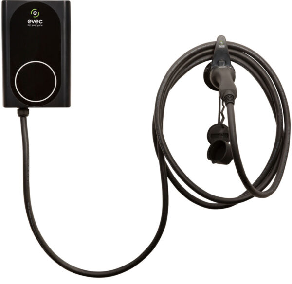 EVEC VEC03 7.4KW EV CHARGER WITH TETHERED CABLE, TYPE 2, SINGLE PHASE