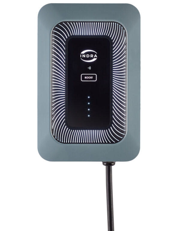 Indra Smart LUX™ 7.4kW Smart Charger 10m Tethered Elgar Grey
