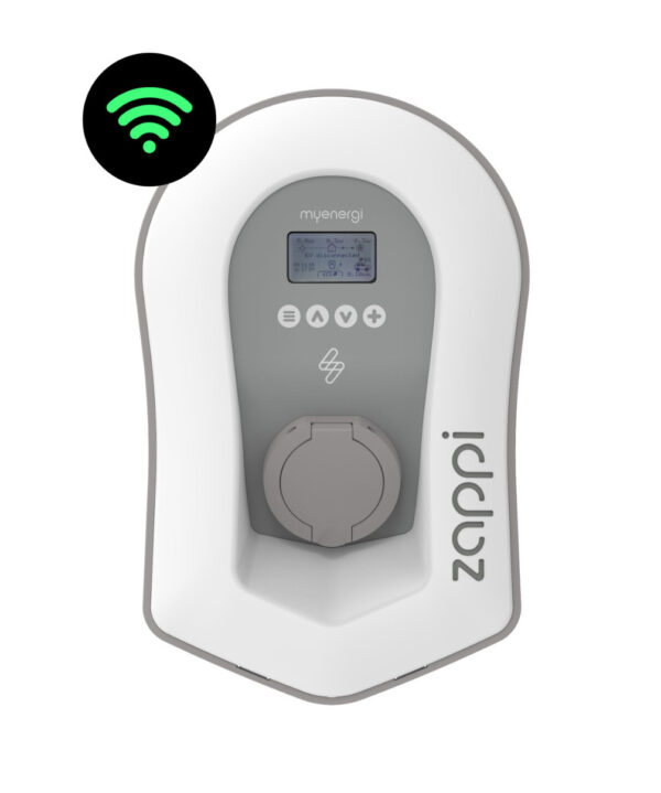 Buy with Installation Zappi 2.1 - 22kW 3 Phase, Untethered, White